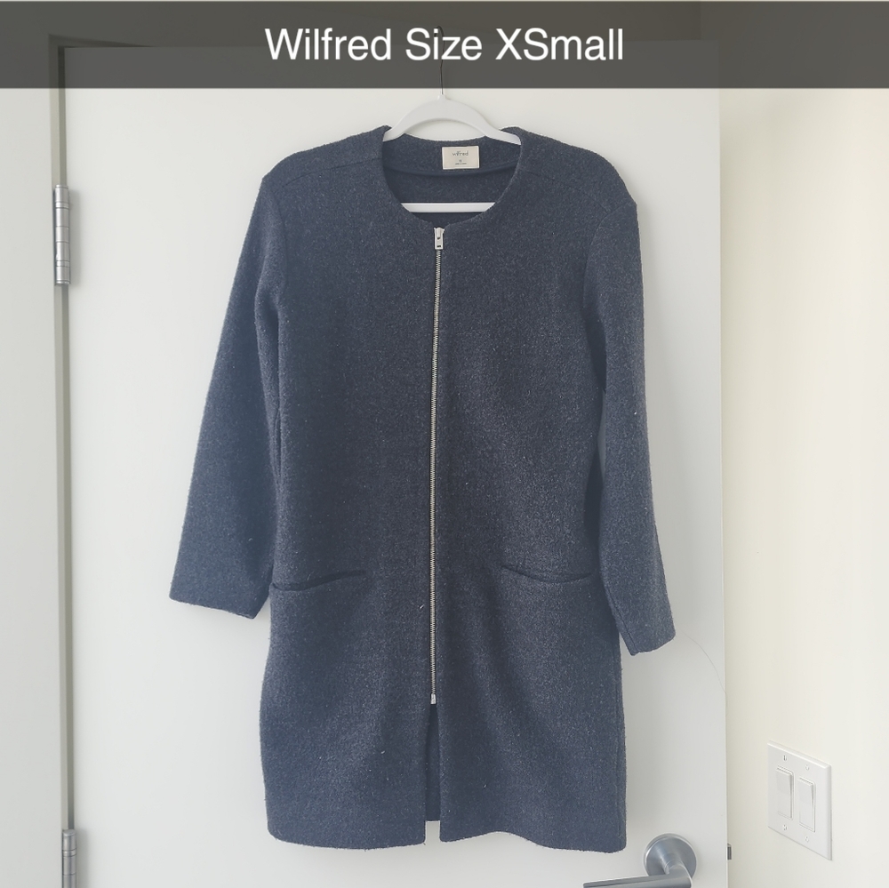 Wilfred Dark Grey Banville Sweater
